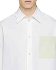 Jw Anderson Shirt Contrast Patch Pocket White-AL Capone Premium
