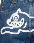 Icecream Running Dog Double Scoop Denim Pants Heavy Wash Blue-AL Capone Premium