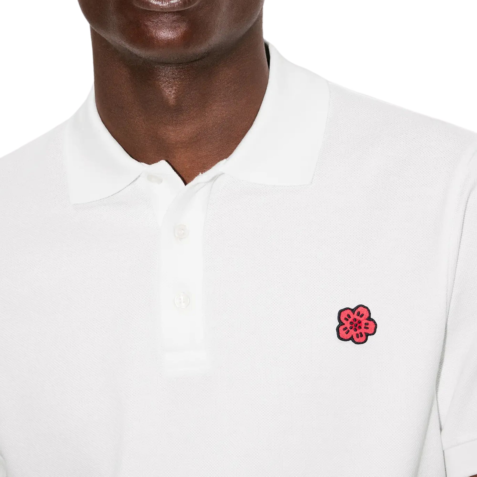 Kenzo Golfer Boke Flower Embroidered Slim Off White-AL Capone Premium