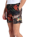 Market Shorts Faux Tree Mesh Multicolour