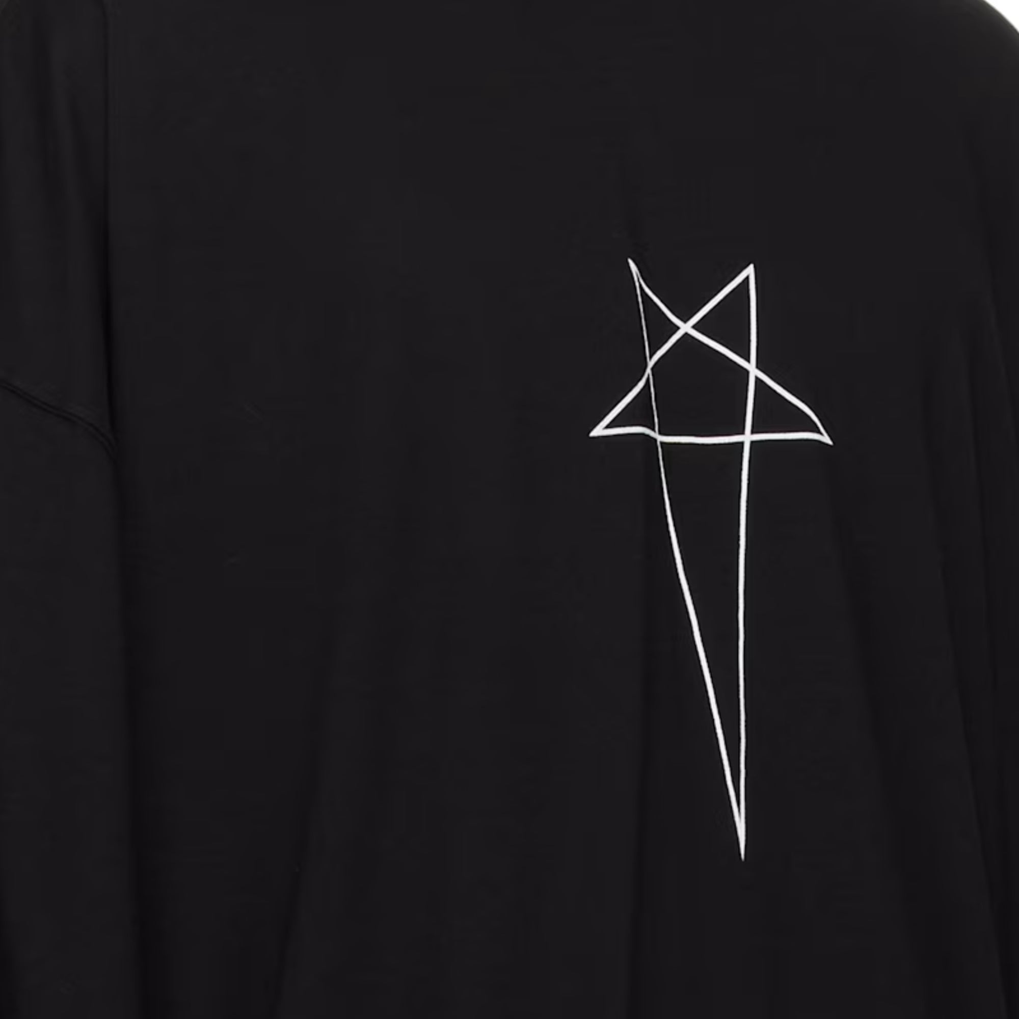 Rick Owens T-Shirt Pyramid Logo Black-AL Capone Premium