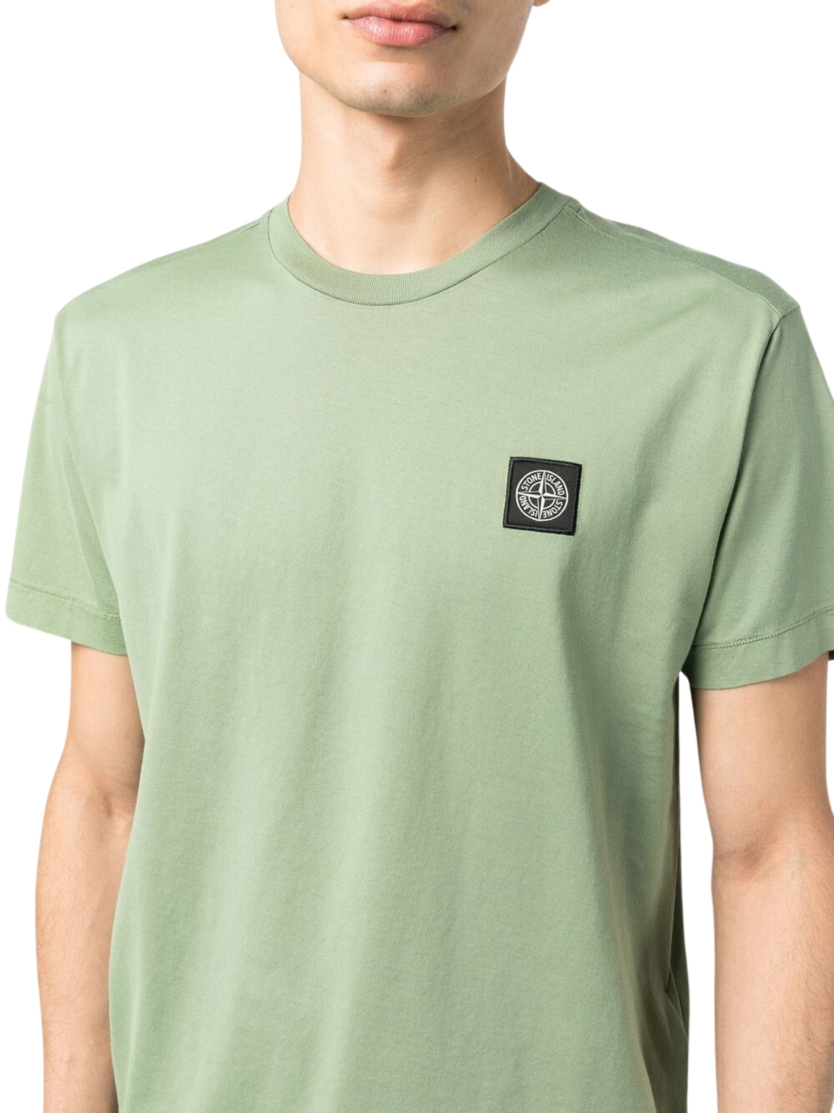 Stone Island T-Shirt Logo Green-AL Capone Premium