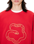 Kenzo Sweater Centre Snake Red