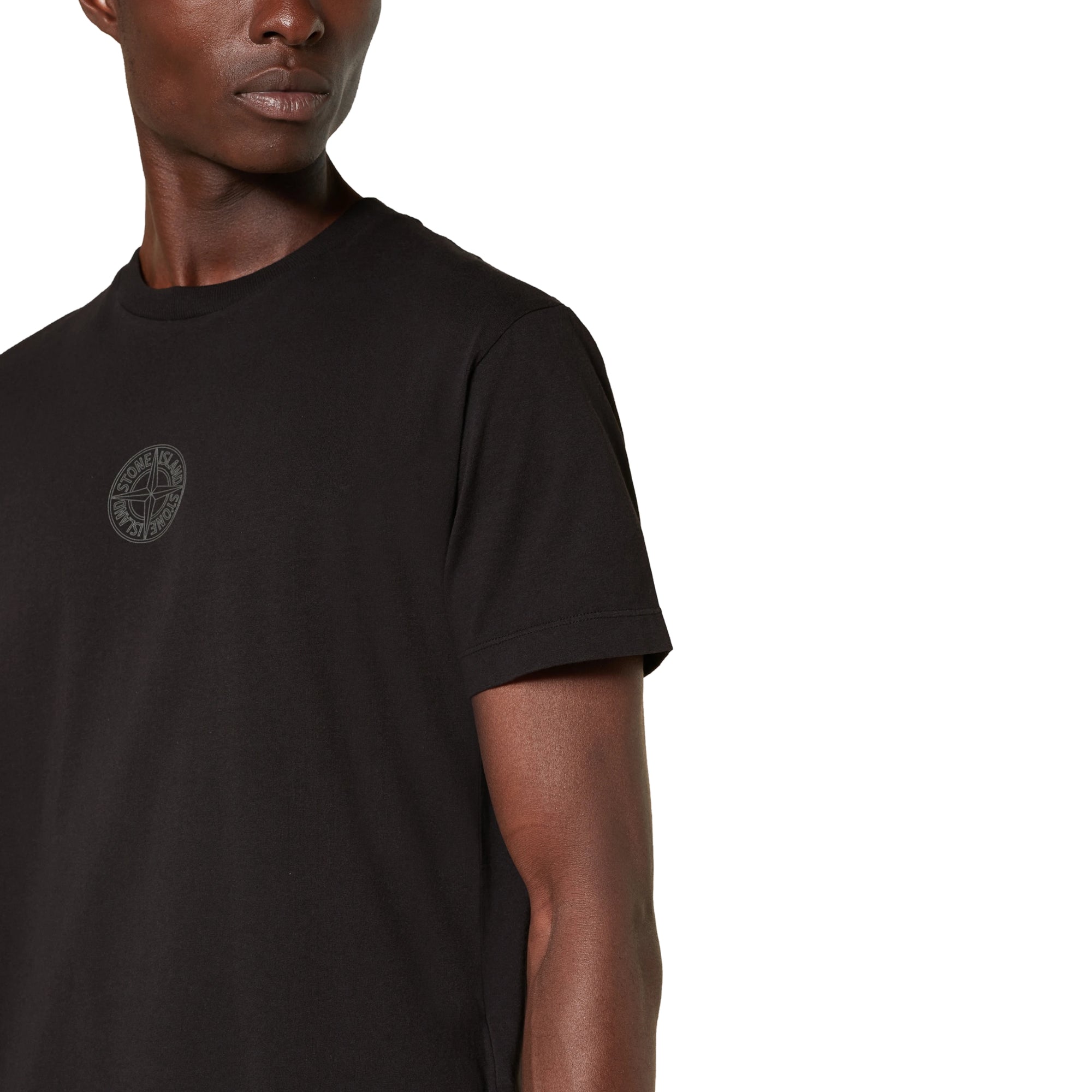 Stone Island T-Shirt Logo Black-AL Capone Premium