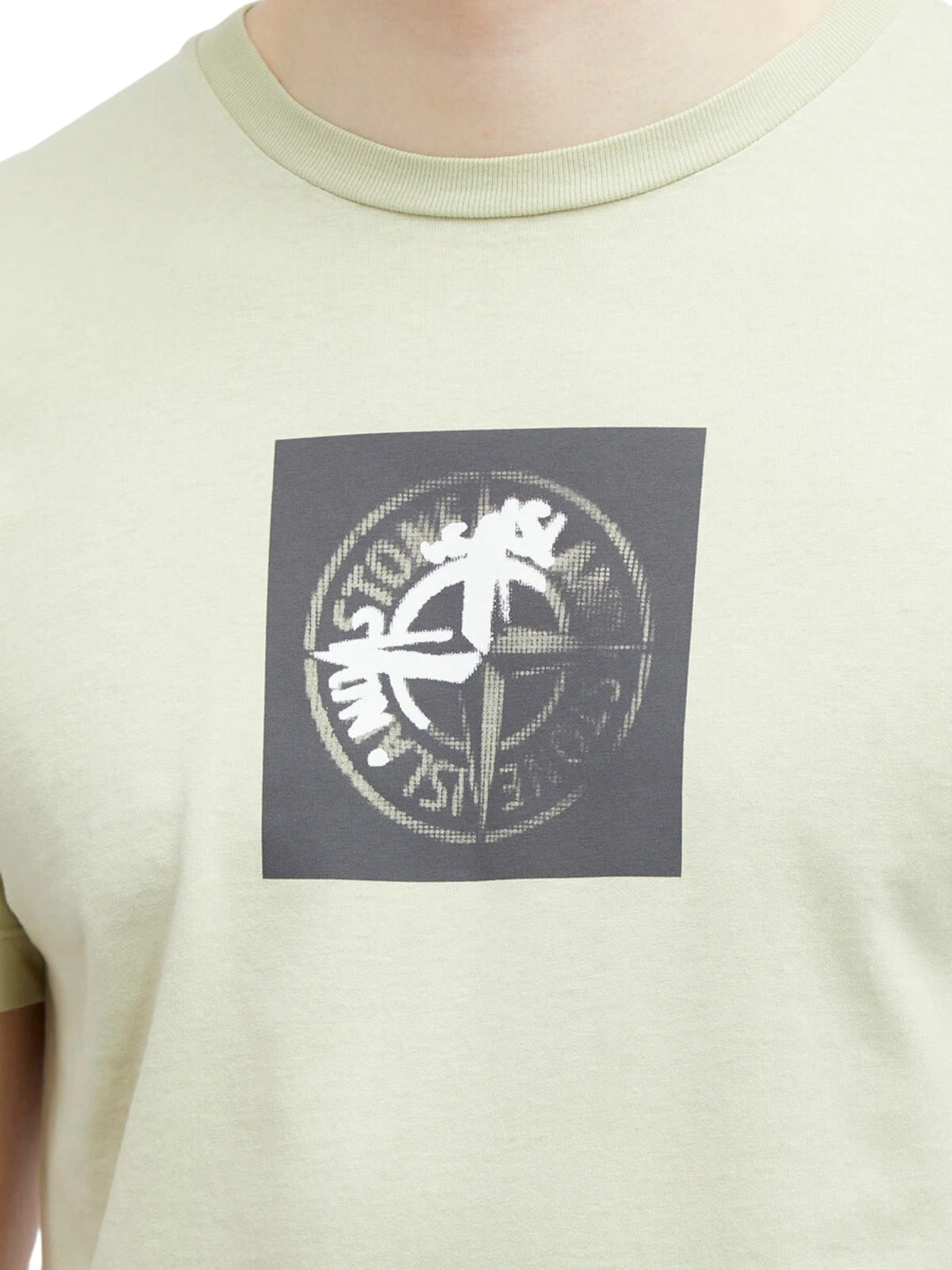Stone Island T-Shirt Logo Green-AL Capone Premium