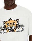 Kenzo T-Shirt Happy Tiger Oversized Off White-AL Capone Premium