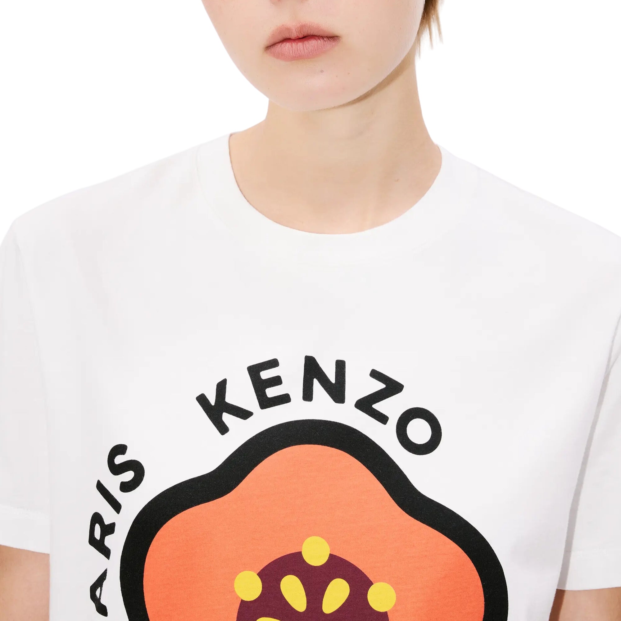 Kenzo T-Shirt Boke Flower White-AL Capone Premium