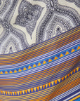 Etro Shirt Long All Over Print Blue