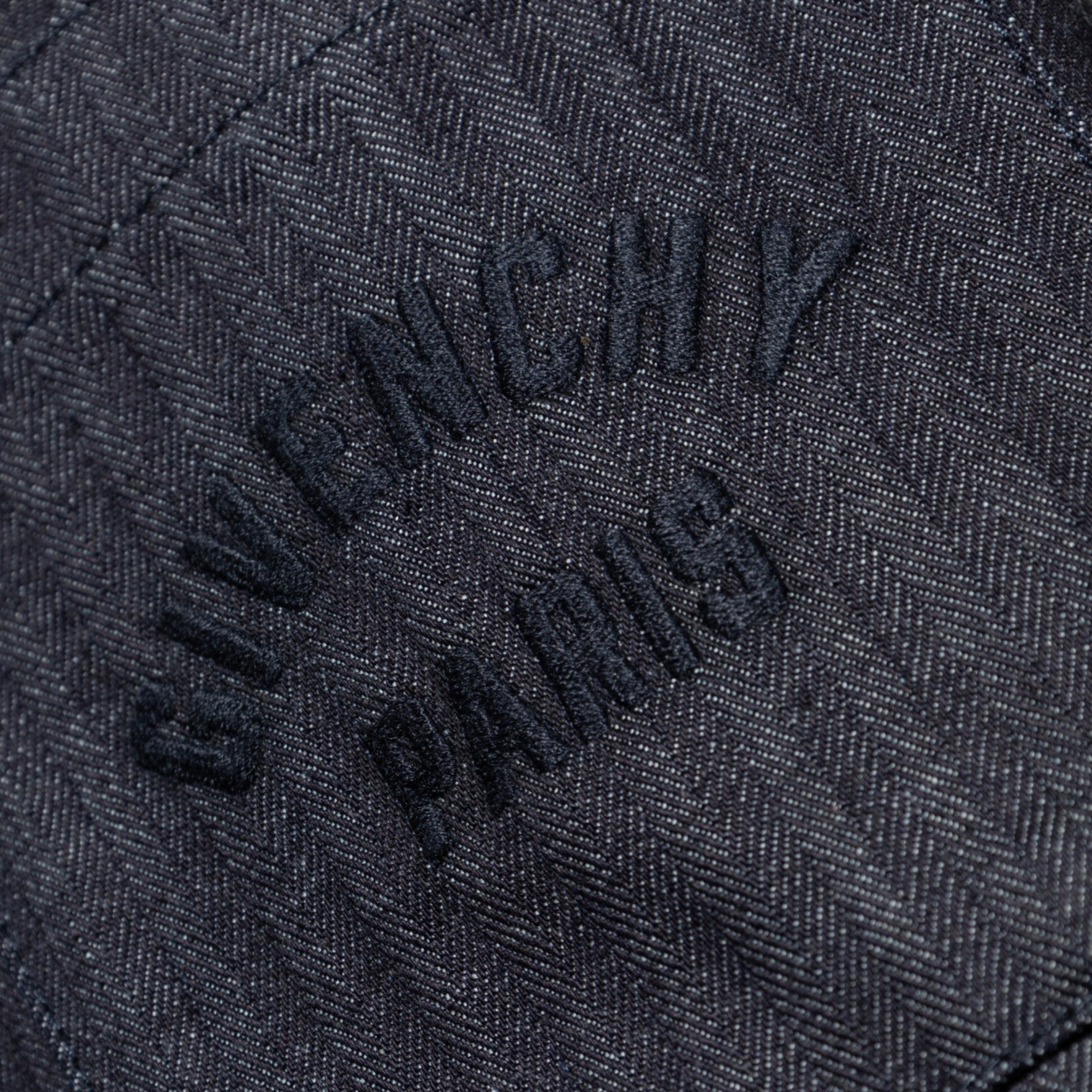 Givenchy Shirt Short Sleeve Logo Dark Blue-AL Capone Premium