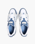 Cleens Sneakers C20 Navy Border Lace Up White/Light Grey
