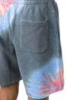 Msgm Shorts Bermuda Allover Print-AL Capone Premium