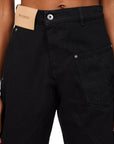 Jw Anderson Jeans Twisted Workwear Black
