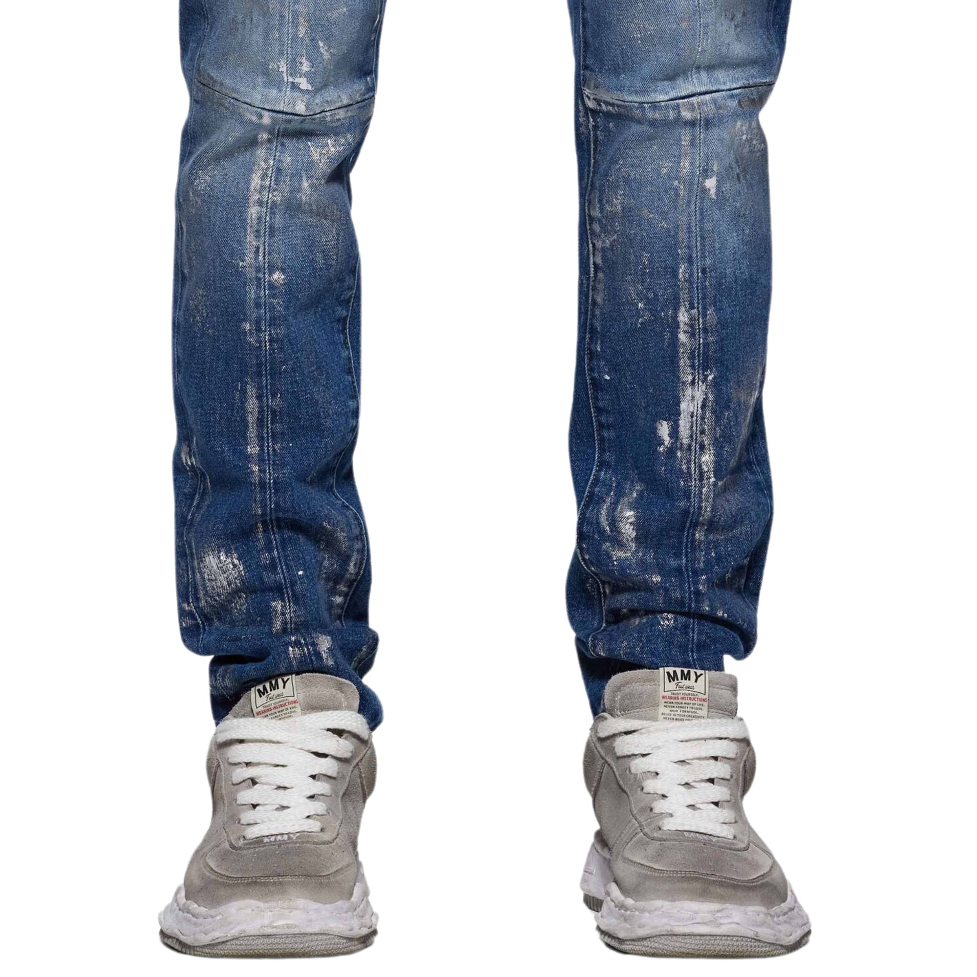 Purple Jeans Allover Rip Indigo-AL Capone Premium