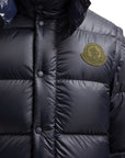 Moncler Jacket Cyclone Puffer Logo Black