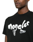 Moncler T-Shirt Logo Black-AL Capone Premium