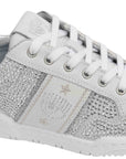 Chiara Ferragni Sneaker Cfs7 Low Studs Silver