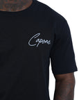 Capone T-Shirt Monaco Artwork Black-AL Capone Premium