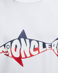 Moncler T-Shirt Shark Logo White-AL Capone Premium