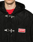 Kenzo Jacket Puffer Logo Black