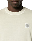 Stone Island T-Shirt Logo Cream-AL Capone Premium