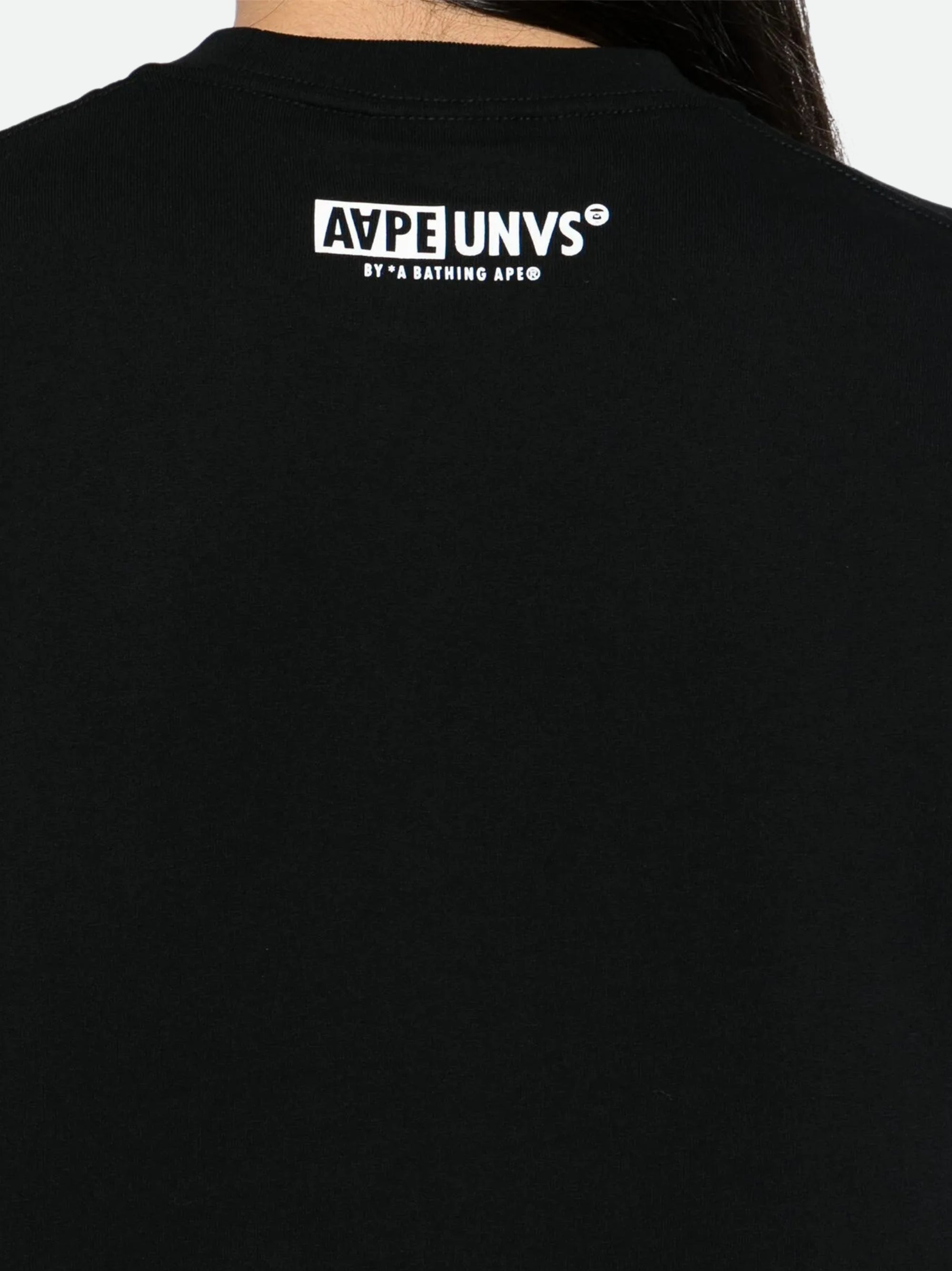 Aape T-Shirt Universe Logo Black-AL Capone Premium