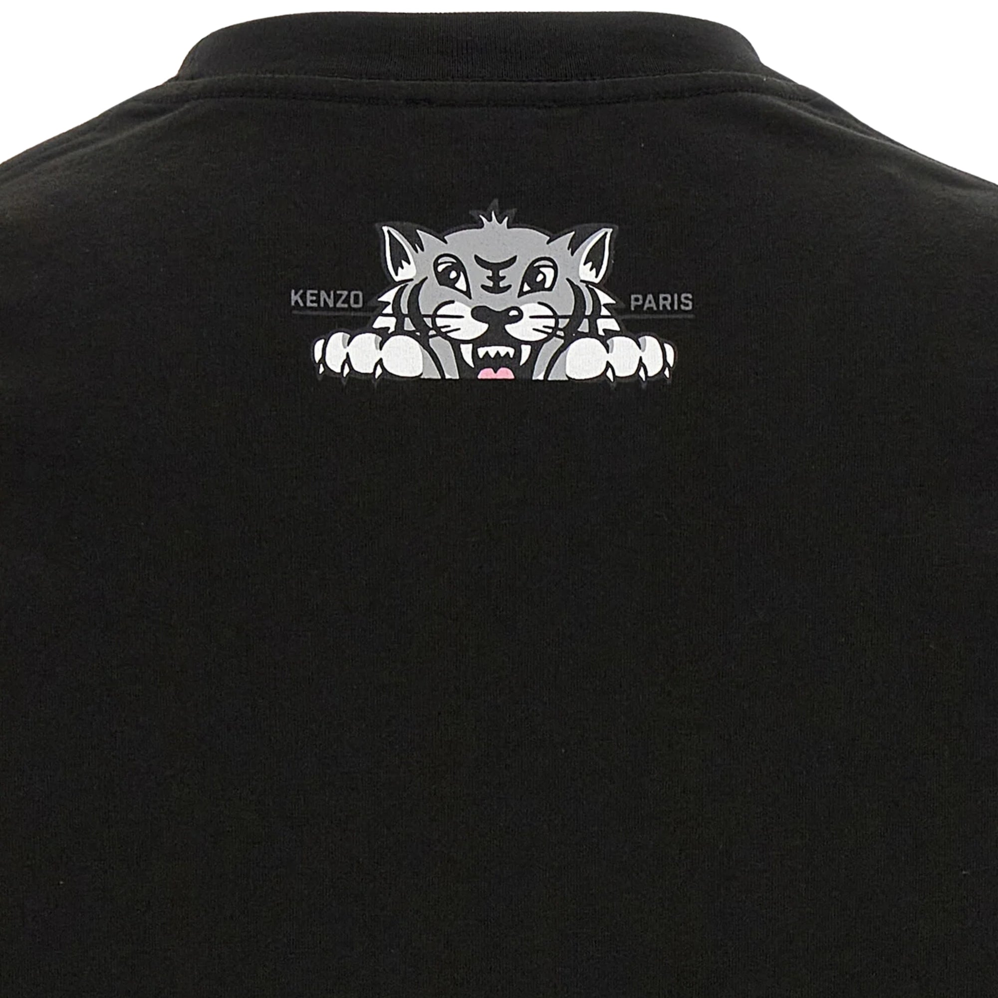 Kenzo T-Shirt Tiger Face Black-AL Capone Premium