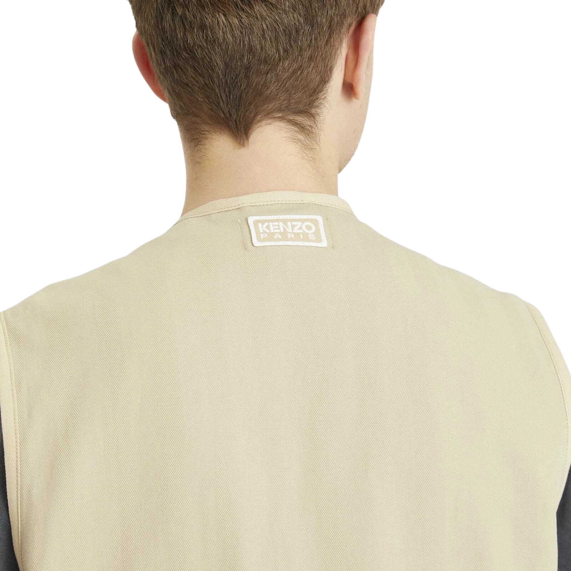 Kenzo Jacket Bomber Sleevless Beige-AL Capone Premium