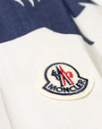 Moncler Shirt Shark Print White-Blue