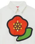 Kenzo Shirt Split Boke Flower White