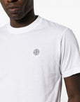 Stone Island T-Shirt Logo White-AL Capone Premium