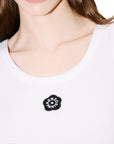 Kenzo Rib Tank Top Boke Flower 2.0 White-AL Capone Premium