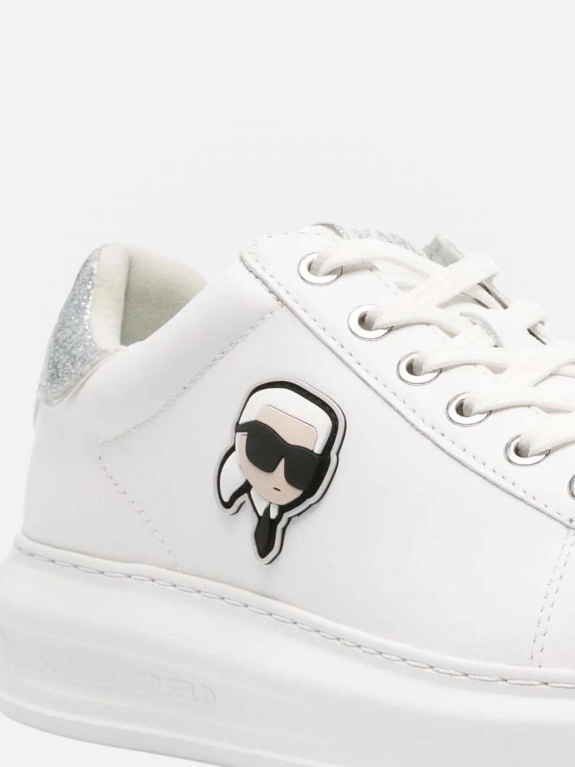 Karl Lagerfeld KLL243 Sneaker NFT Lo Lace White/Silver-AL Capone Premium