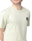 Stone Island T-Shirt Logo Light Green-AL Capone Premium