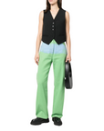 Msgm Jeans Two Tone Green-Blue-AL Capone Premium