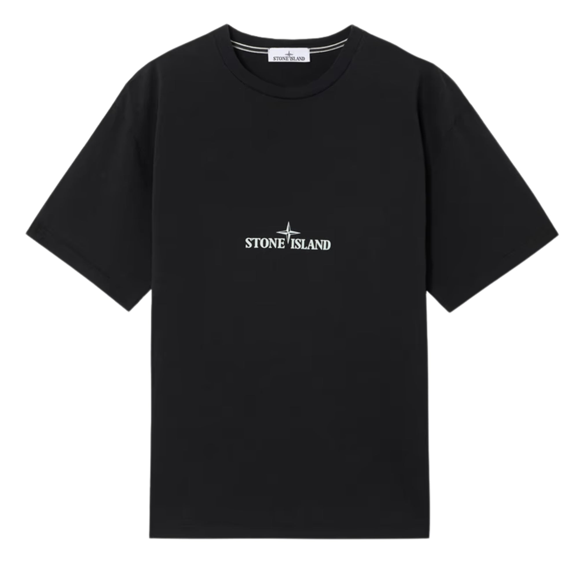 Stone Island T-Shirt Logo Black-AL Capone Premium