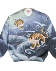 Kenzo Sweater Tigers On Clouds Blue-AL Capone Premium