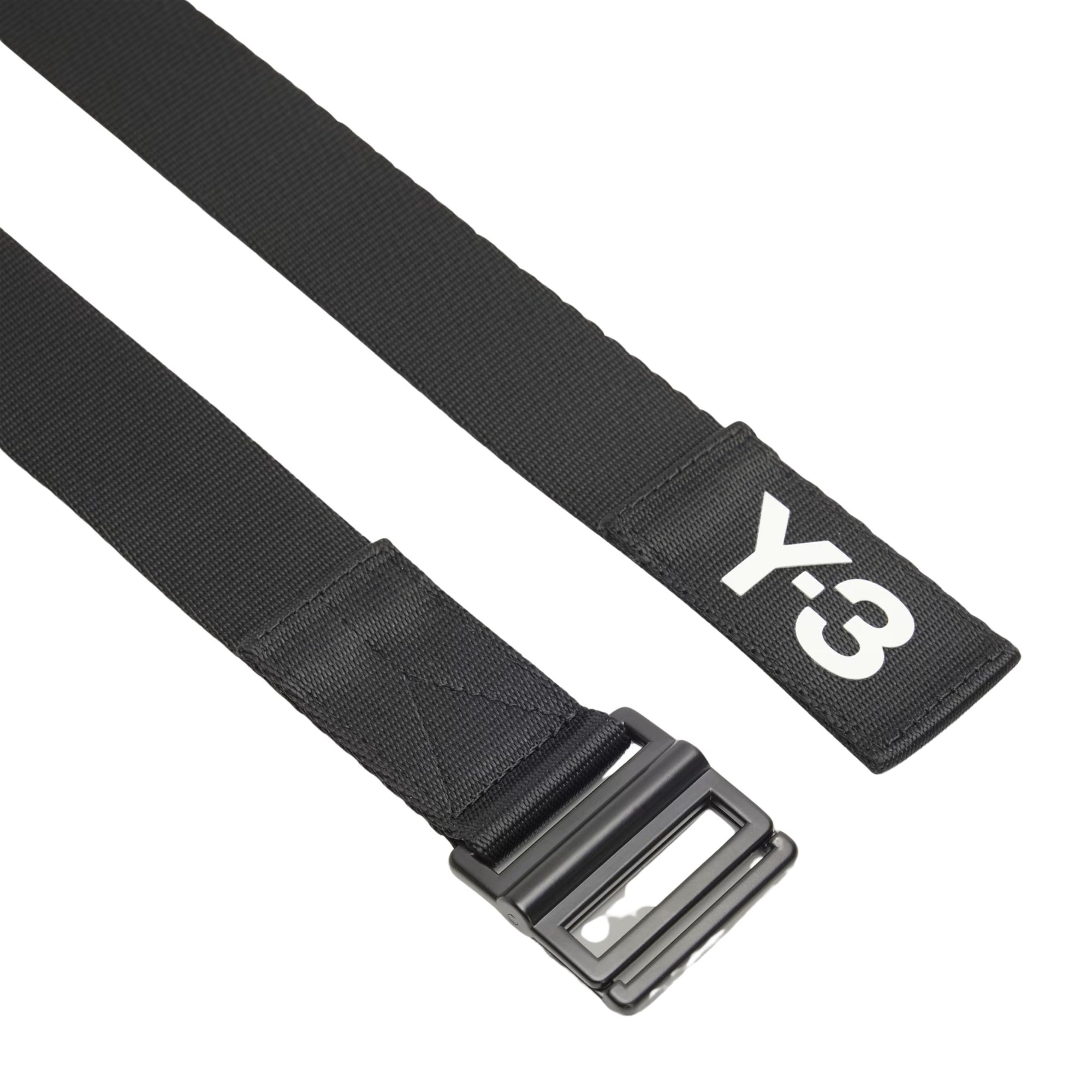 Y-3 Belt Big Logo Black-White-AL Capone Premium