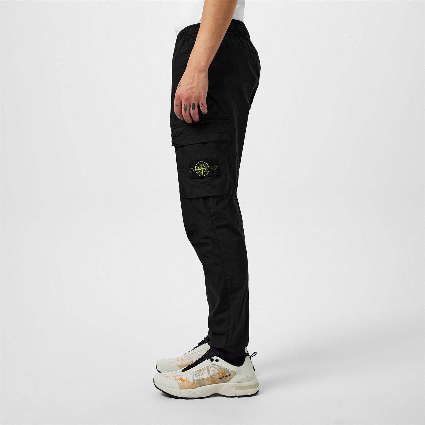 Stone Island Cargo Pants Black-AL Capone Premium