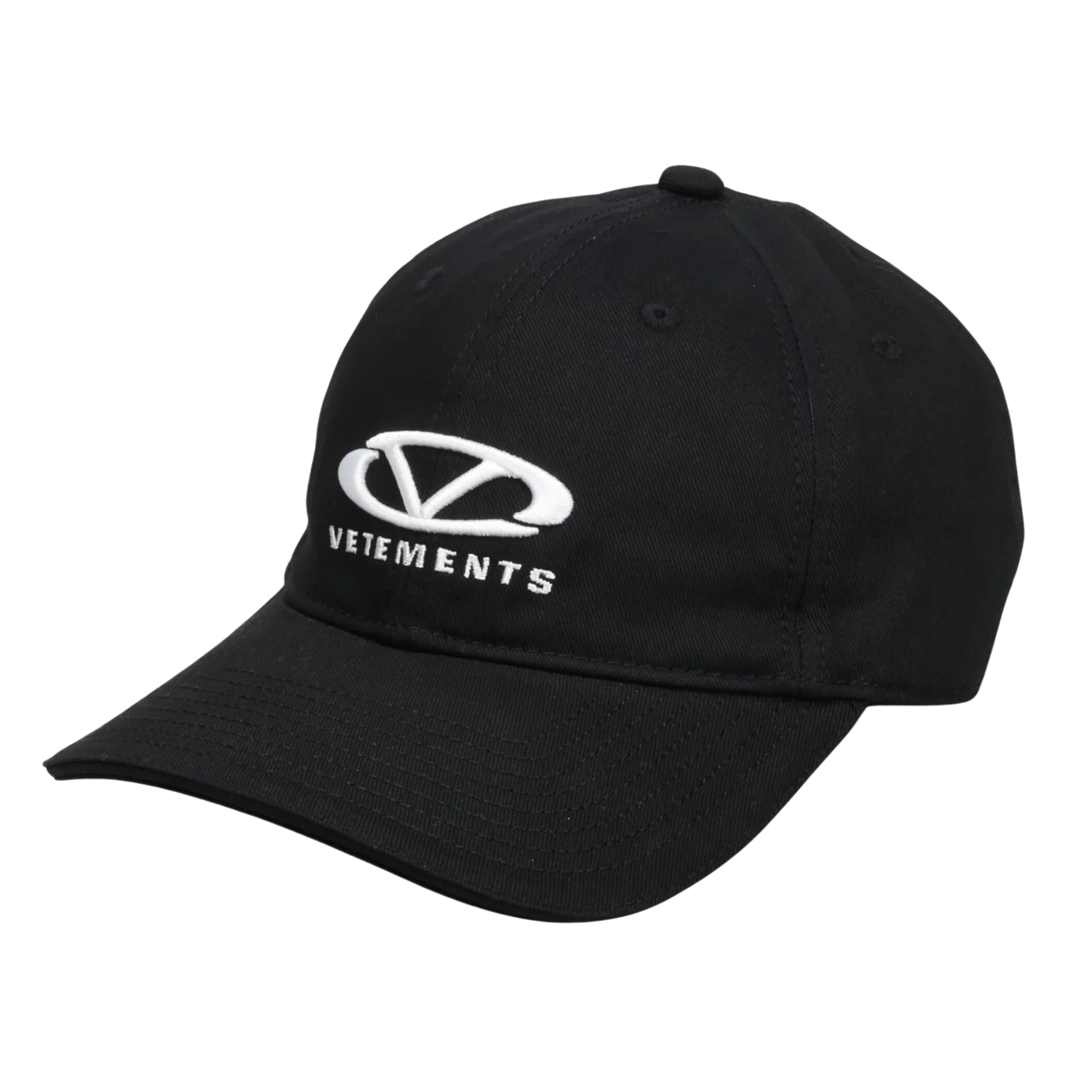 Vetements Cap Oval Logo Black-AL Capone Premium