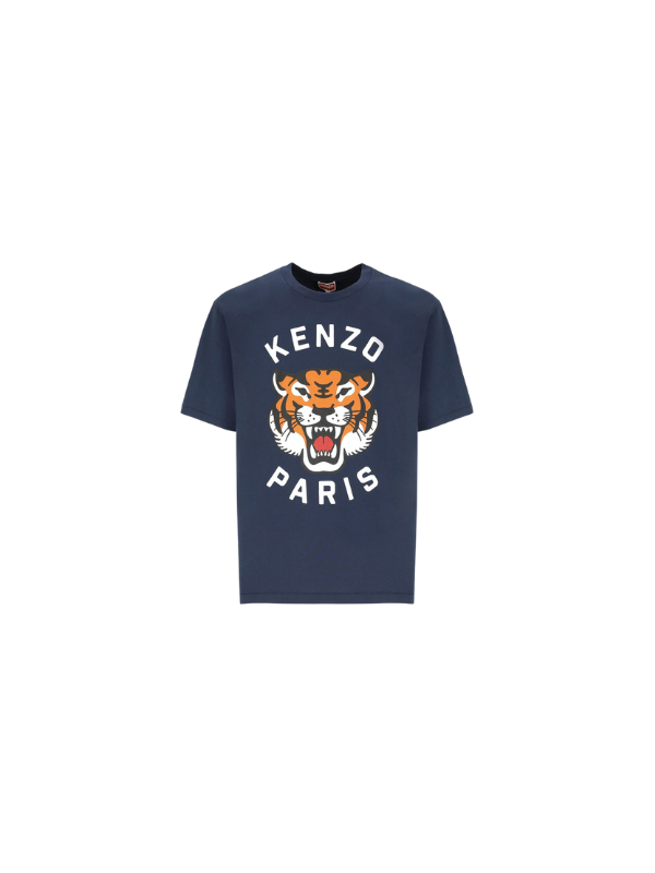 Kenzo T Shirt Tiger Logo Navy AL Capone Premium