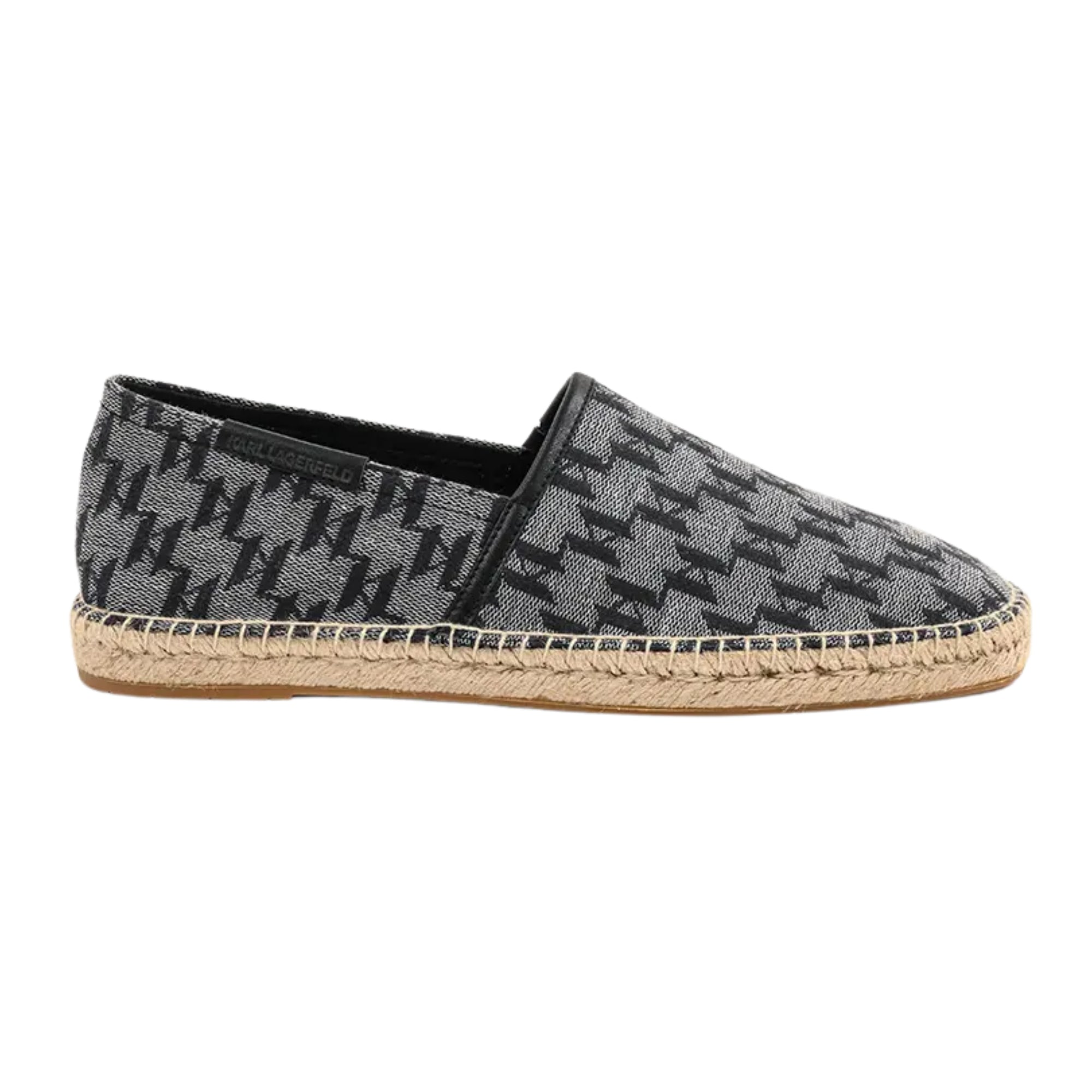 Karl Lagerfeld Slip On Kamino Ii Monogram Black-Grey-AL Capone Premium