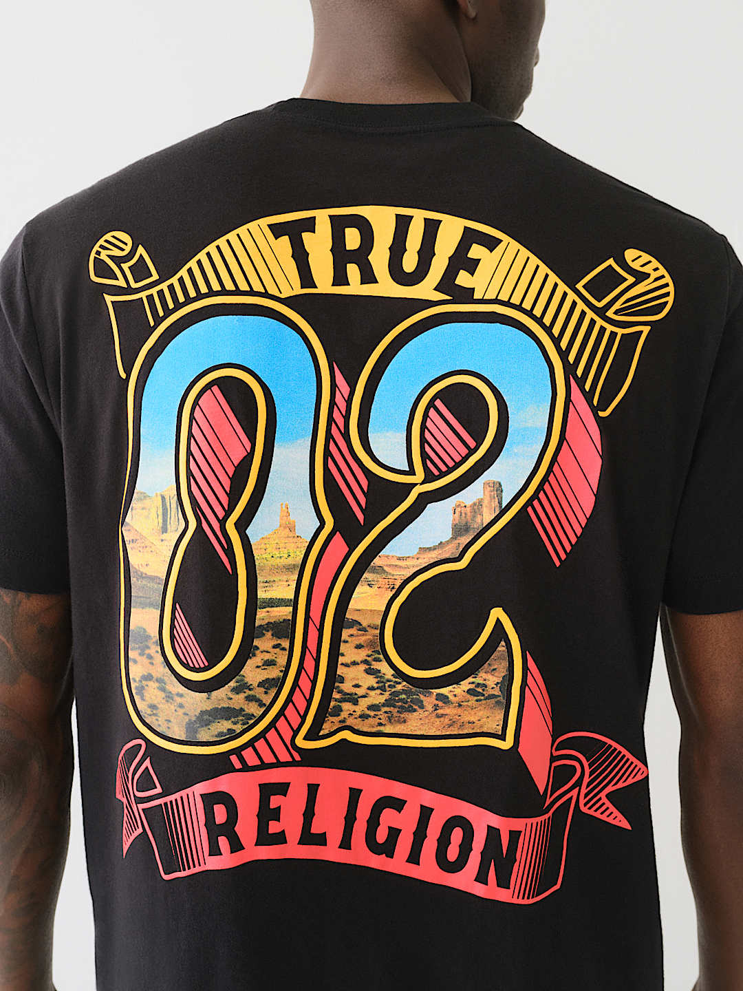 True Religion Canyon T-Shirt Jet Black-AL Capone Premium