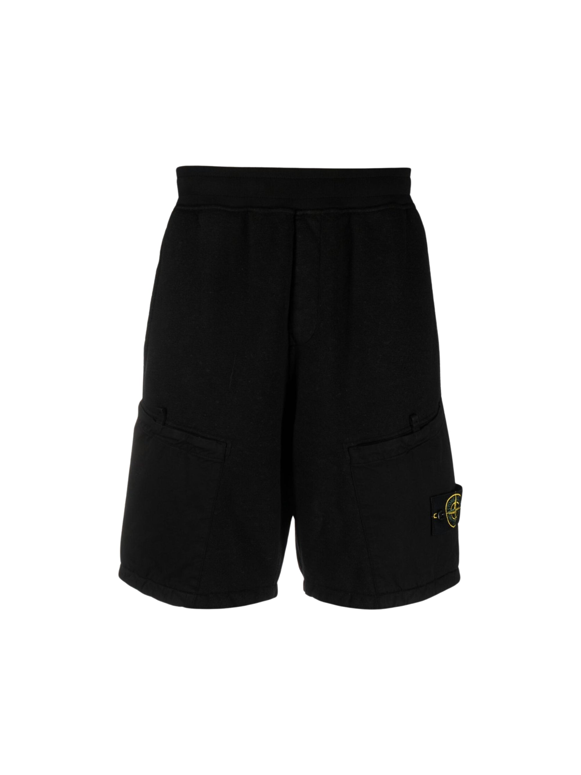 Stone Island Shorts Logo Black-AL Capone Premium