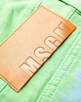 Msgm Jeans Two Tone Green-Blue-AL Capone Premium