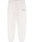 Casablanca Track Pants Embroidered Stacked Logo White-AL Capone Premium