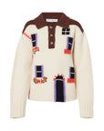 Jw Anderson Sweater House Polo Flax-AL Capone Premium