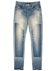 Purple Jeans Patch Design Indigo