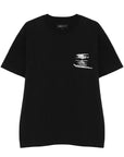 Purple T-Shirt Wavelength Logo Black