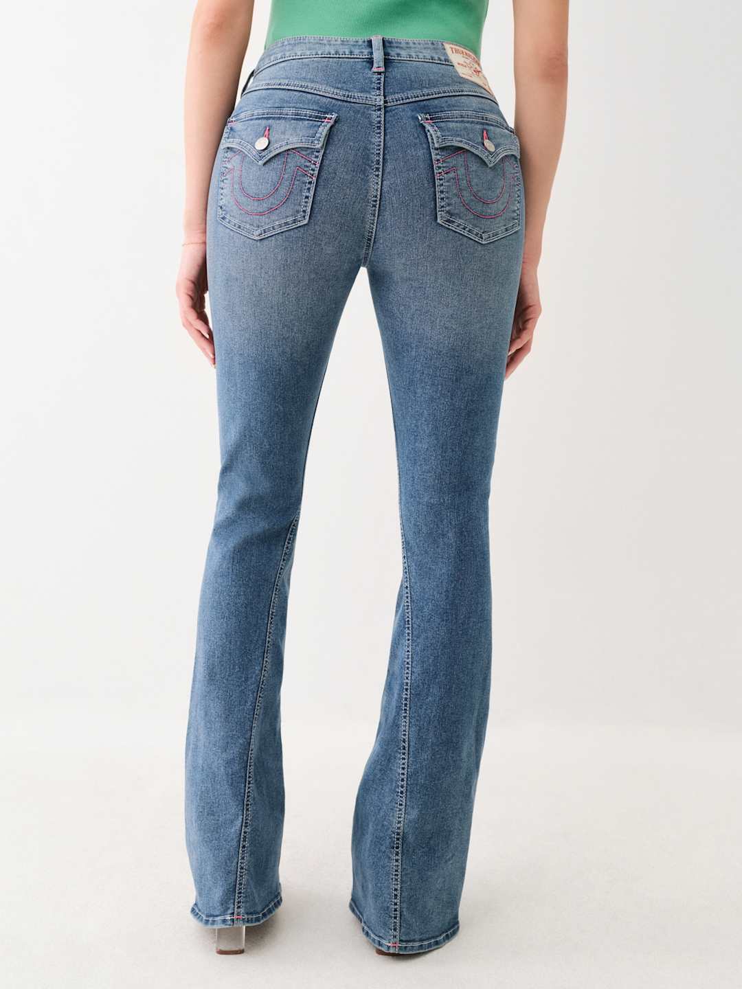 True Religion JEANS JOEY MID RISE FLARE BLUE-AL Capone Premium