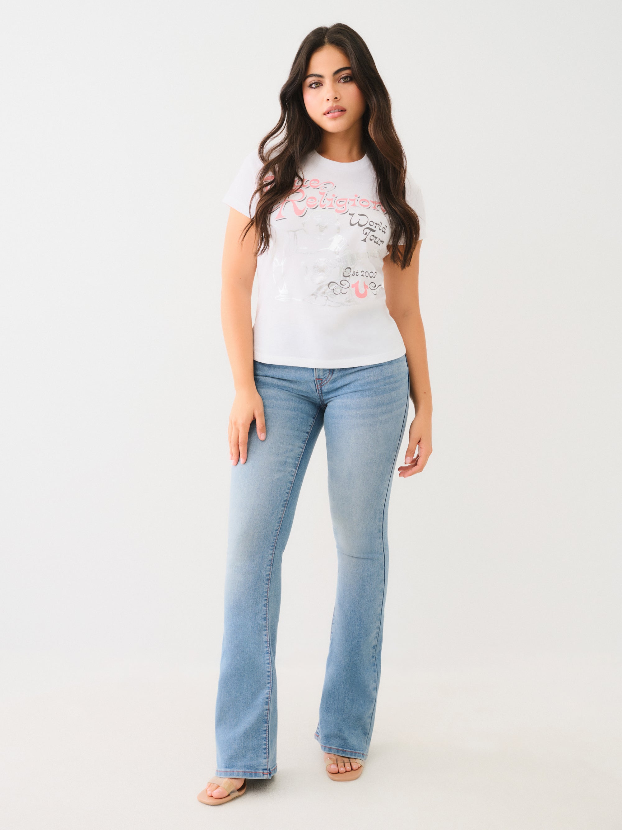 True Religion Becca Sn Mr Bootcut Light Sleet Wash-AL Capone Premium